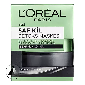 ماسک خاک رس اورئال L'oreal pure clay mask-