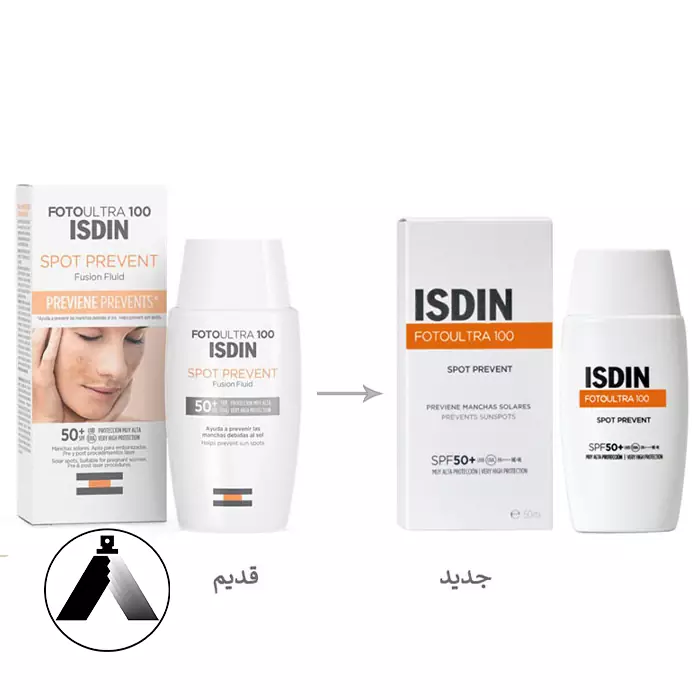 کرم ضدآفتاب ضدلک ایزدین مدل SPOT PREVENT 2 ضد آفتاب ضد لک ایزدین