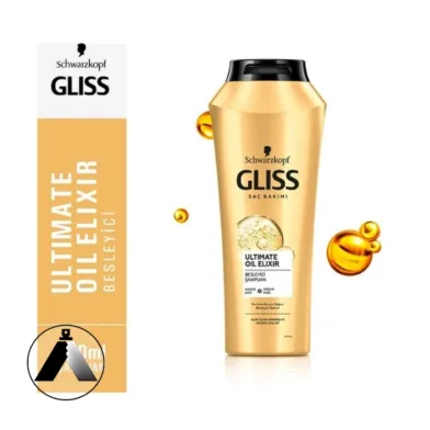 شامپو ترمیم‌کننده گلیس مدل ULTIMATE OIL ELIXIR تیسا