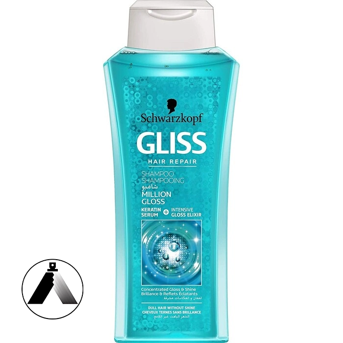 شامپو درخشان‌کننده گلیس مدل MILLION GLOSS تیسا