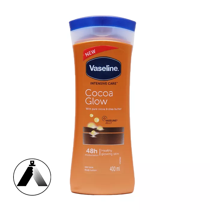 لوسیون بدن وازلین مدل cocoa glow