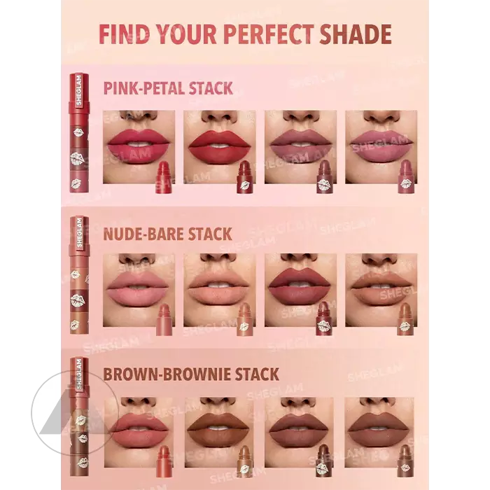 Mega Lip Stacks رژلب 4 رنگ شیگلم