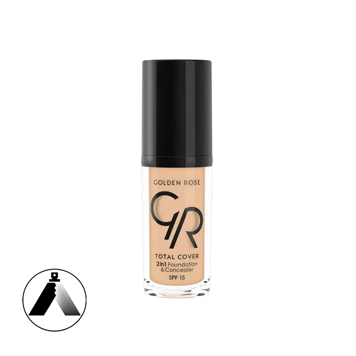 کرم پودر مات توتال کاور گلدن رز