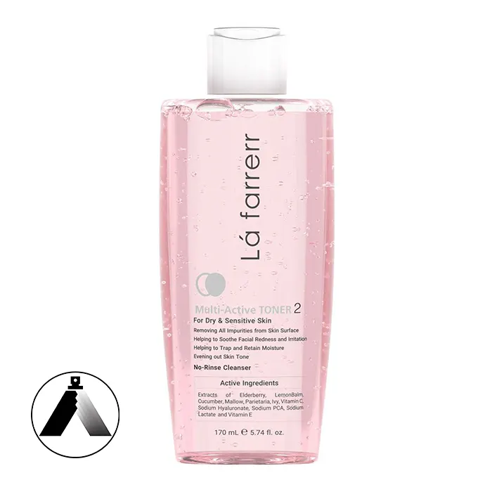 تونر مولتی اکتیو مخصوص پوست‌های خشک و حساس 2 لافارر