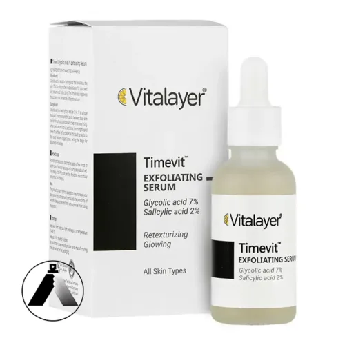 سرم قطره چکانی لایه بردار گلایکولیک اسید7% تایم ویت ویتالیر 1 سرم قطره چکانی لایه بردار گلایکولیک اسید7% تایم ویت ویتالیر