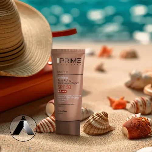 ضد آفتاب بی‌رنگ جوان کننده SPF50 پرایم