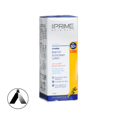 ضد آفتاب لوسیون رولی بی رنگ +SPF50 پرایم