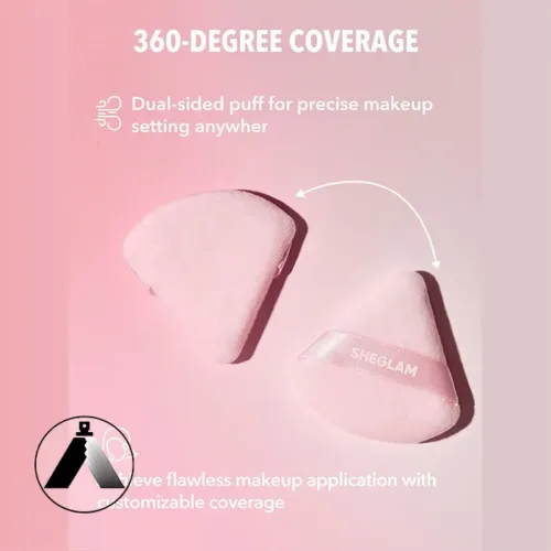 پک پد سه تایی شیگلم مدل insta-ready powder puff 3 پک پد سه تایی شیگلم مدل insta-ready powder puff