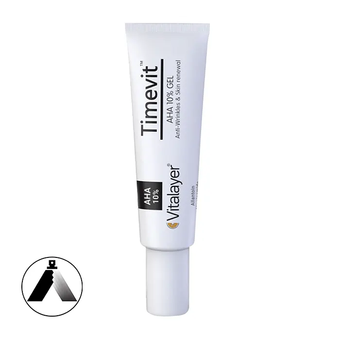 ژل-کرم لایه بردار و جوان کننده AHA10% تایم ویت 30 میل ویتالیر