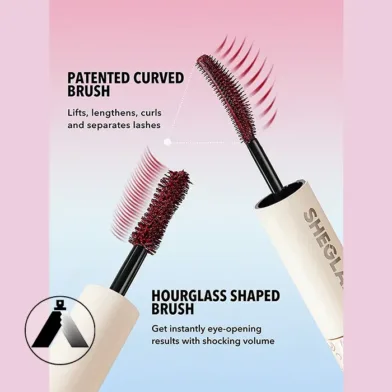 ریمل ضدآب حجم‌دهنده و بلندکننده شیگلم شرابی