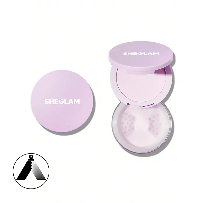 پودر فیکس صورت و زیر چشم شیگلم رنگ Taro