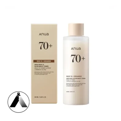 تونر شیری روشن کننده عصاره برنج آنوا