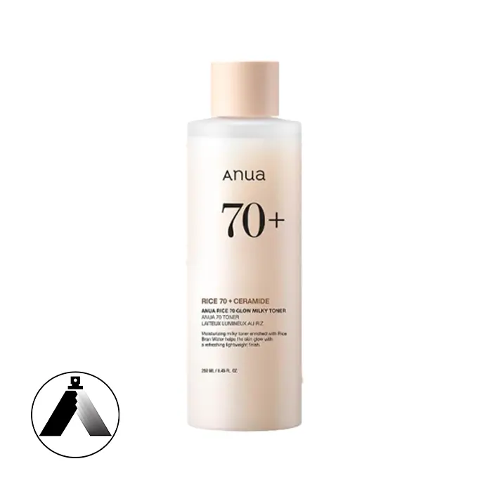 تونر شیری روشن کننده عصاره برنج آنوا