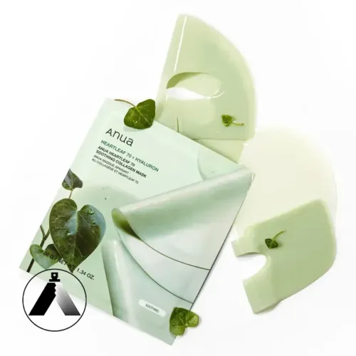 ماسک کلاژن تسکین‌دهنده Heartleaf 70% آنوا