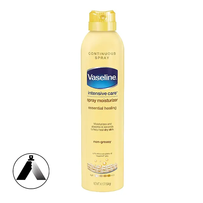 اسپری مرطوب‌کننده بدن وازلین مدل Essential Healing