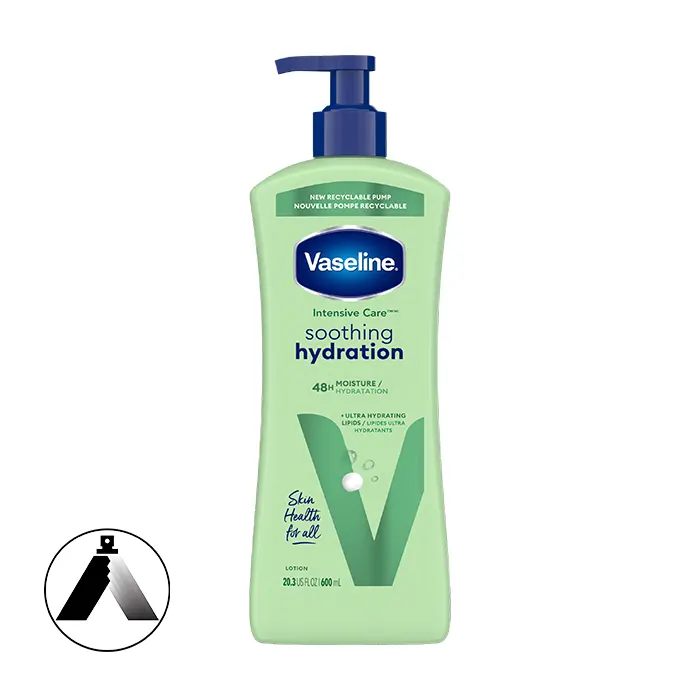 لوسیون بدن وازلین مدل Soothing Hydration