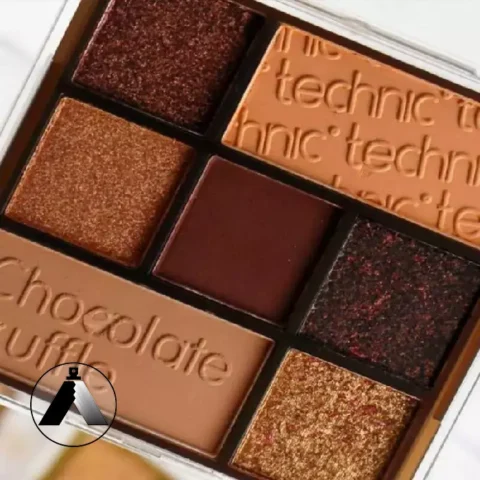 Technic Chocolate Truffle 7 Shade Eyeshadow Palette3 پالت سایه چشم 7 رنگ تکنیک مدل Chocolate Truffle