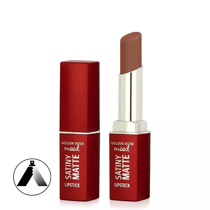 رژ لب ساتین گلدن رز Satin Matte