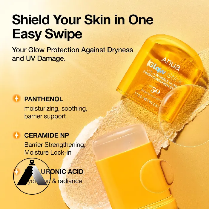 استیک ضدآفتاب آنوا اینویزیبل گلو SPF50