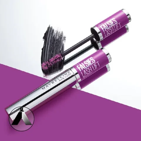 Maybelline The Falsies Lash Lift Mascara – Blackest Black1 ریمل میبلین Falsies Lash Lift مشکی